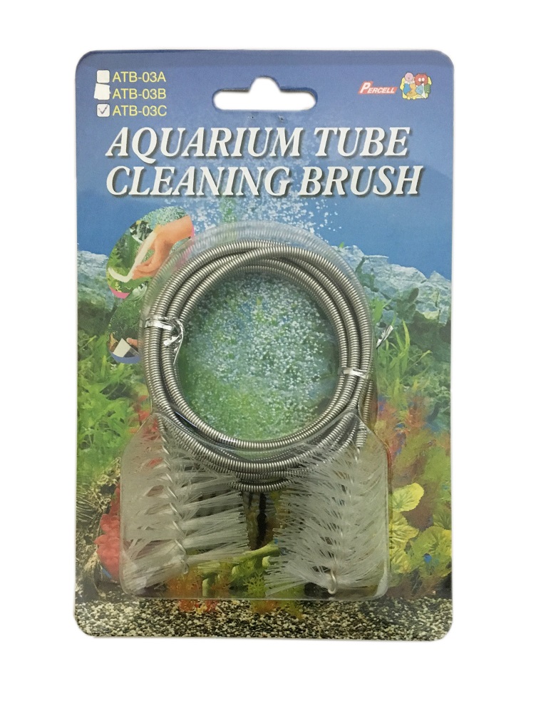 Dual-Head Spring Aquarium Tube Brush