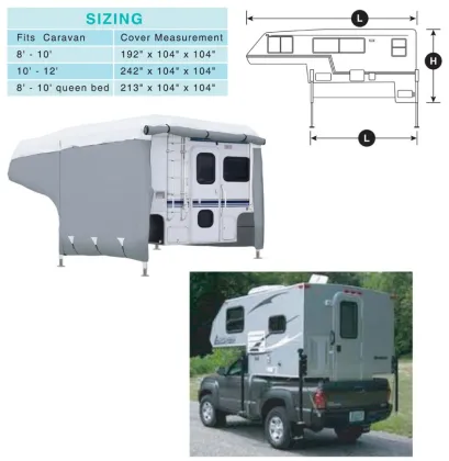 Tailored Truck Camper & RV Cover for Caravans and Motorhomes