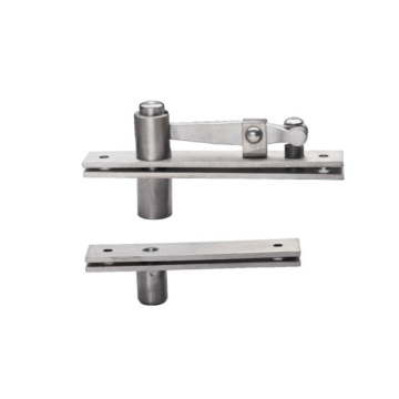 Heavy duty hinge for adjustable glass door