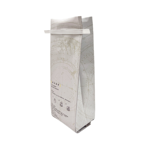 100g/200g/500g coffee bag with Valve And Tin Tie