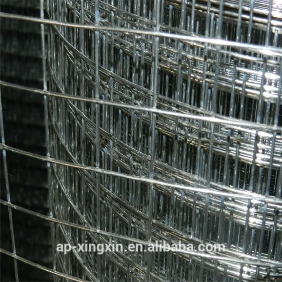Galvanized weldled wire netting, square hole opening wire mesh, iron wire welded nets (I - 038)