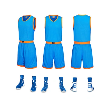 Wholesale Sports uniform manufacturers basketball jersey sky blue jersey  basketball with custom design From m.