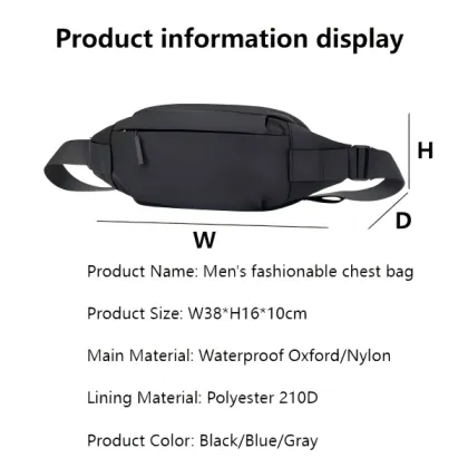 Waterproof Crossbody Bag for Men