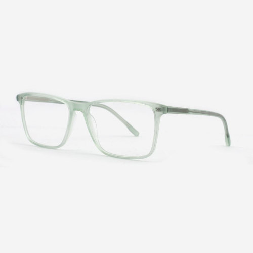 Super thin Rectangular Acetate Men's Optical Frames