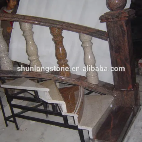 granite colors balustrade & handrail,stone railing