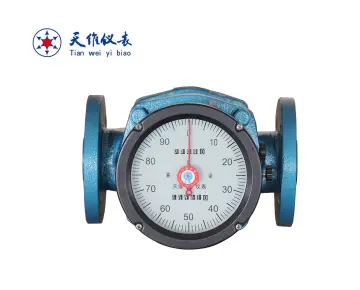 Light Aluminum Diesel Gas Oil Flow Meter