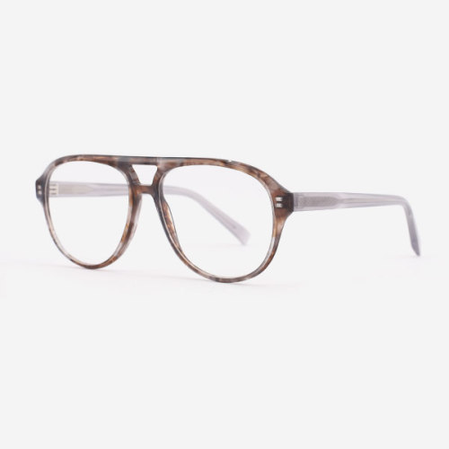 Super thin Pilot Round Acetate Unisex Optical Frames