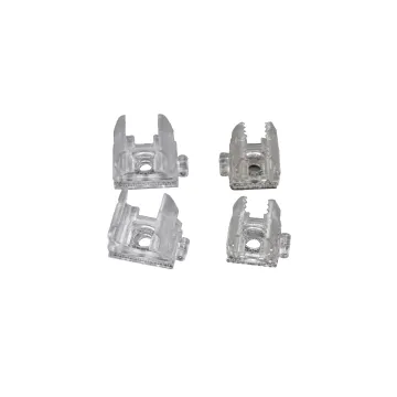 Transparent Fiber Optic Light Crocodile Clip for Side Glow Fiber Optic Cable