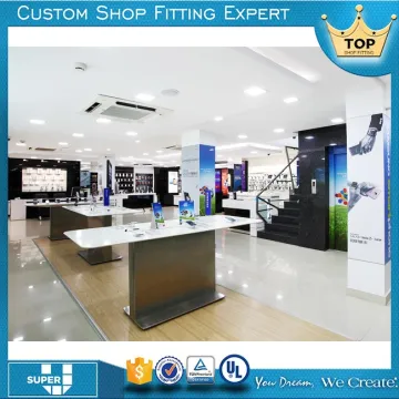 Fashionable design high end retail phone store furniture