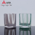 Colored Glass Cups Tumbler whiskey glass for bar