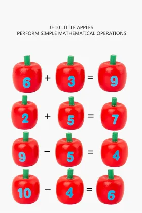 Wooden Toys Children's Wooden Math Teaching Aids Hands-on