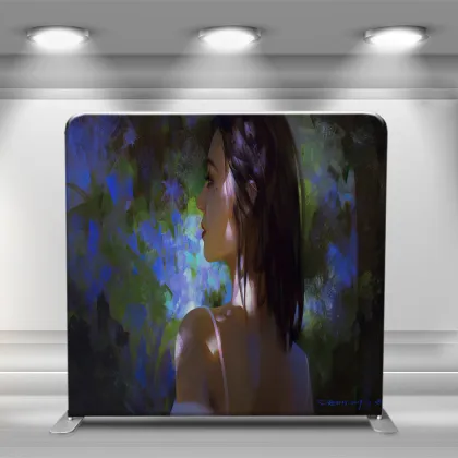 golden marble 10ftx8ft Straight Tension fabric photography