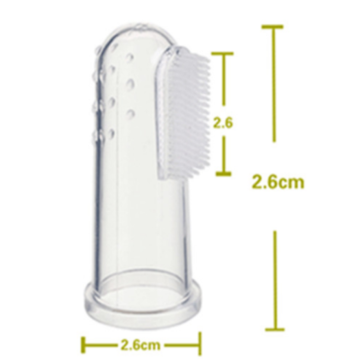 Finger Shape Safety - Brosse à dents en silicone pour bébé