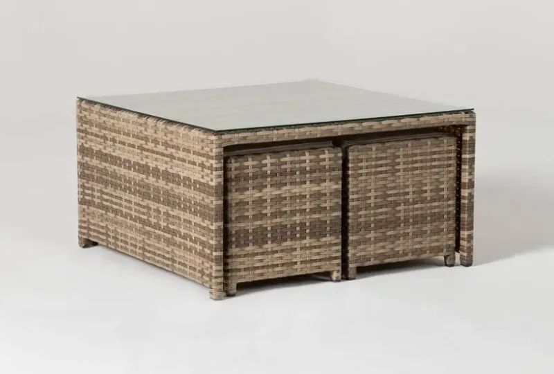 High-End Modern Outdoor Waterproof Wicker Sofa Set