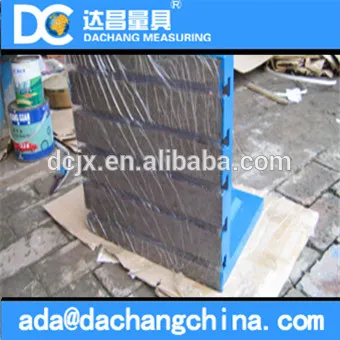 Cast iron angle plate /cast iron bending plate with T-slots