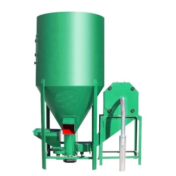 China Vertical Grain Feed Mixer for Poultry - 90% Carbon Steel Feed Pellet Machine for Pakistan