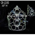 Large hot sale tiara cheap pageant crown