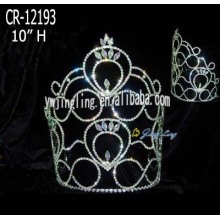 Large hot sale tiara cheap pageant crown