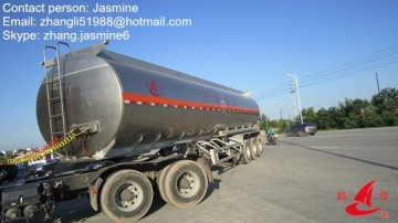 oil fuel tanker trailer 5083 or 5454alloy tank