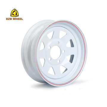 Chrome 15 Inch Rim 5 Hole Trailer Wheel