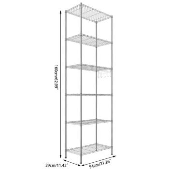 Display Detachable Simple Installing Metal Wire Shelf Rack