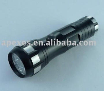 CE and ROHS certified 14pcs LED aluminum flashlight