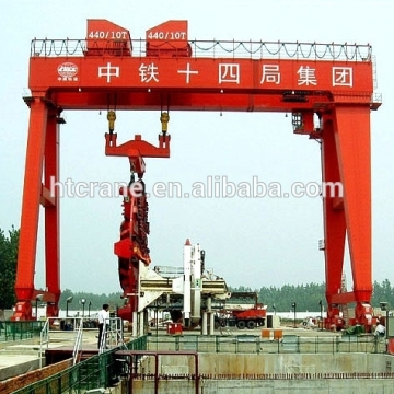 Gantry crane manufacturer 100ton mobile gantry crane