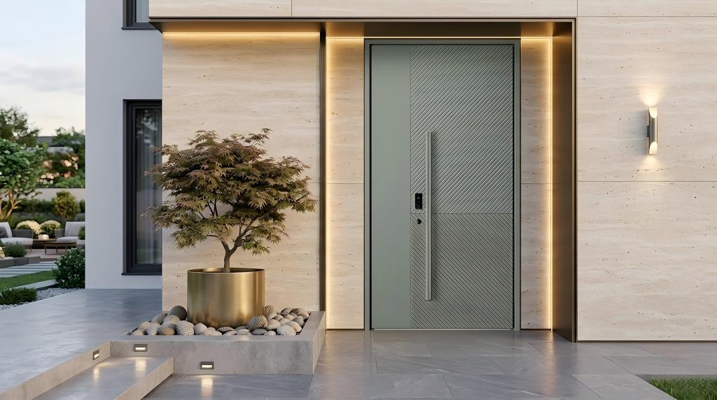 modern exterior doors