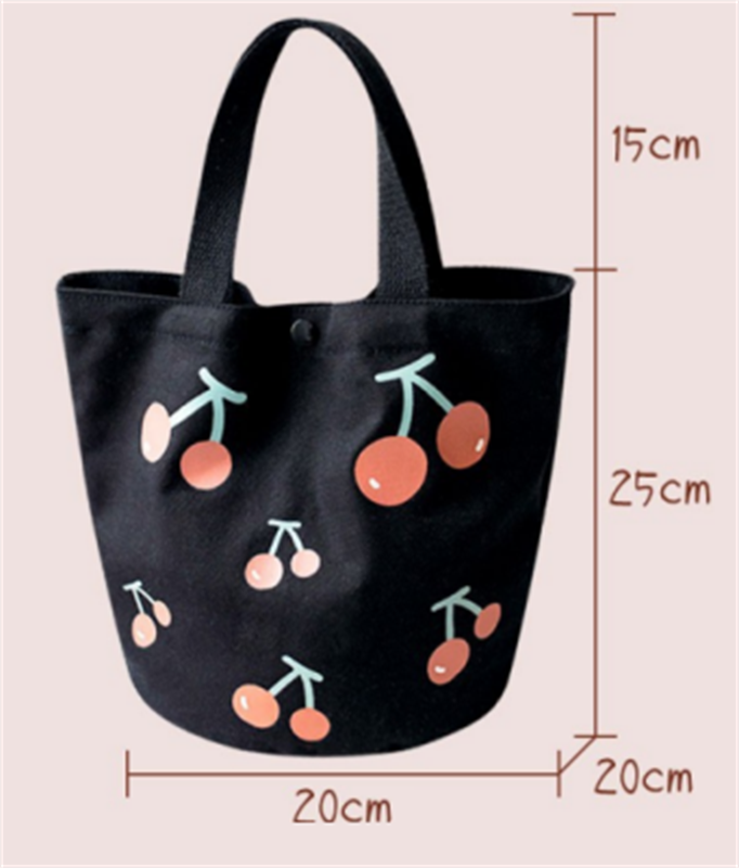 Thickened And Dense Canvas Material Handbag