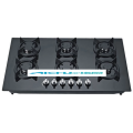 6 bruciatori in vetro temperato Top Selling Gas Cooker