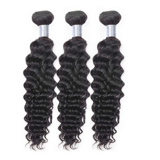 peruvian  human hair good supplier hair extension human cheap deep wave hair extension