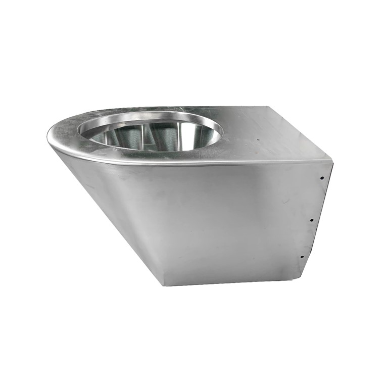 stainless steel toilet bowl