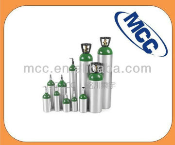 Aluminum alloy gas cylinder with DOT certificate