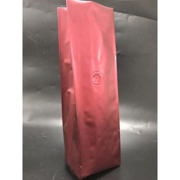 Matte Red Side Gusset Coffee Bag