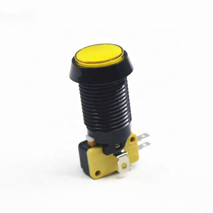 30mm Arcade Push Button στιγμιαία με φως LED