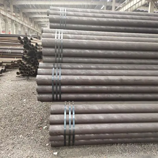 A106B Fluid Pipe ST37 ST52 Seamless Steel Pipe