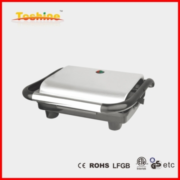 stainless steel BBQ grill with electric grill