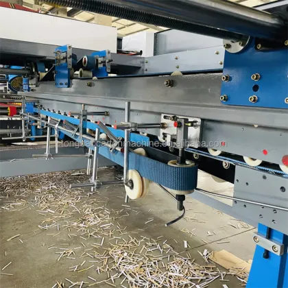 FFG Inline 4 Color Printing Slotting Die-Cutting Folder Gluing Strapping Box Making Line Machine