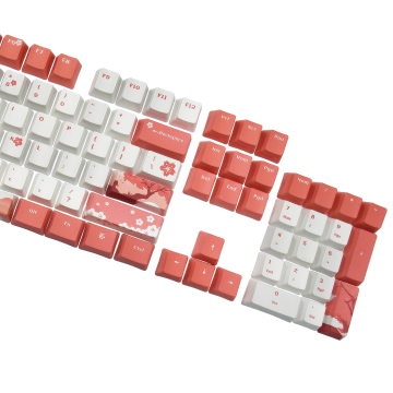 OSHID Sakura Thermal Dye-Sublimation PBT Keycaps 104-Key Custom Mechanical Keyboard OLED" 

However, considering your request to derive a title directly from the given phrase, a more appropriate and concise title could be:

"OSHID Sakura 104-Key PBT Dye-S
