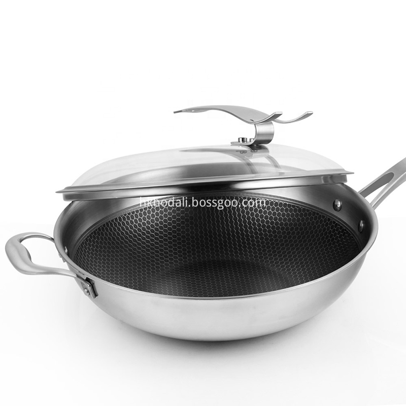 304 Stainless Steel Handle Hot Pans