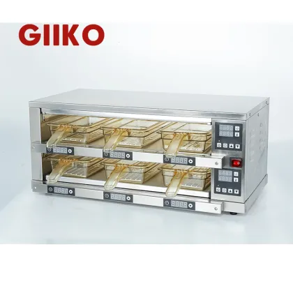 Vertical Warmer Display Cabinet for Hamburger Patties - Hot Sale McDonald KFC Warmer