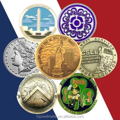 beautifully designed Columbia bronze eagle challenge coins