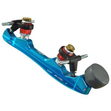High-Quality CNC-Machined Aluminum Frame Quad Roller Skates in Various Oxidized Colors