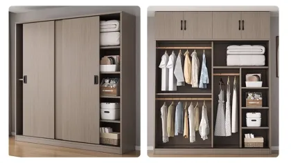 Free standing sliding door wardrobes