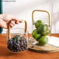 Canasta de frutas Cortete de hielo Cubo de cubierta de vajilla de vidrio