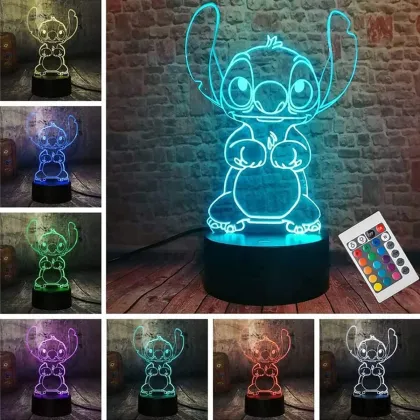 3D Acrylic Color Changing LED Night Lamp