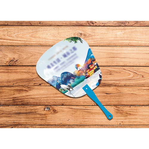 Custom plastic advertising fan