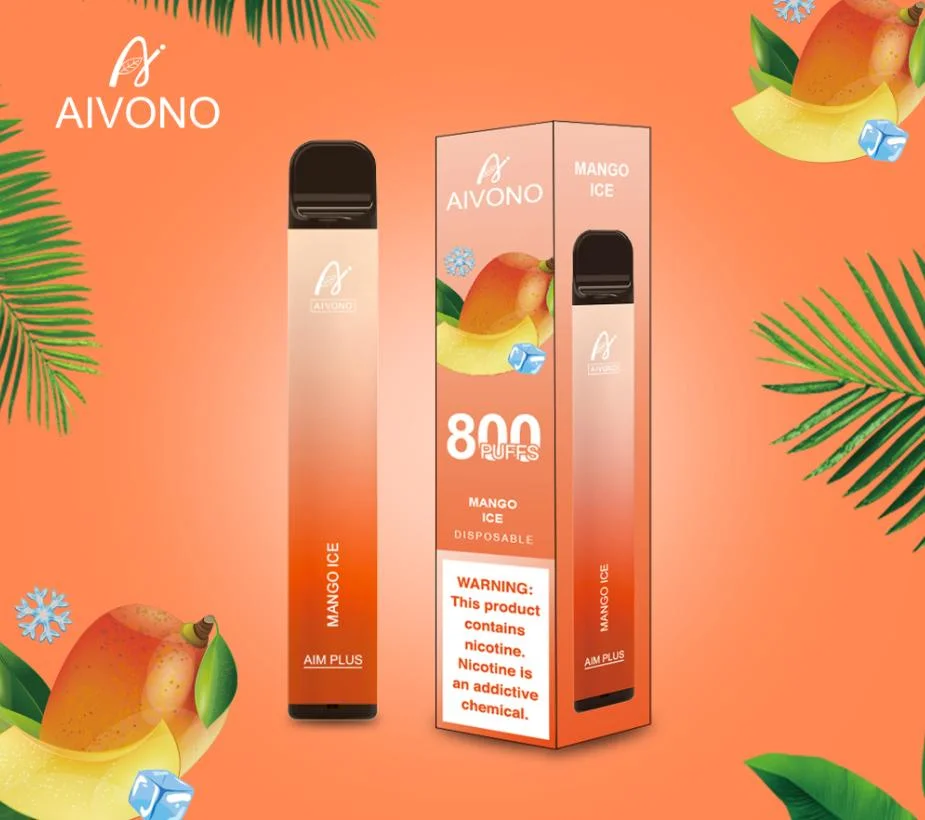 Aivono 800 Puffs Aim Plus 13400batery 3 2ml Liquid 22 Flavors Best Taste Oem