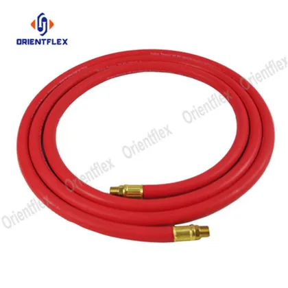 Black pneumatic air compressor whip hoses