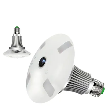 360 Panoramic Bulb Security IP Network Camera
